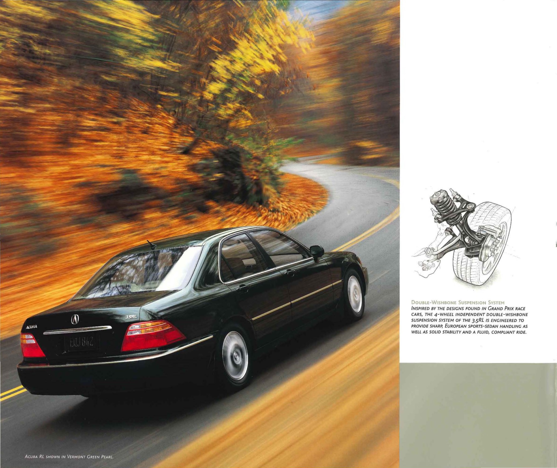 2002 Acura RL Brochure Page 33